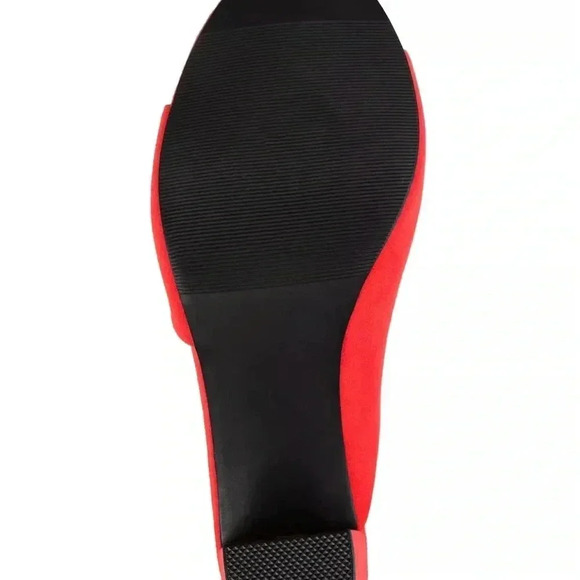 Journee Collection Women's Allea Block Heel Dress Sandals Sz 7.5 NWB - Picture 5 of 5